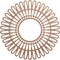 Ekena Millwork Cornelius Wood Fretwork Pierced Ceiling Medallion, Wood (Paint Grade), 28"OD x 10 3/8"ID x 3/8"T CMWP28X0375CRMF - alternate 1